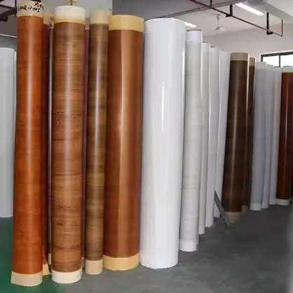 PVC ໄມ້ fairy ຮູບເງົາ vinyl ເຮືອນຄົວ vinyl ແລະເຟີນີເຈີ